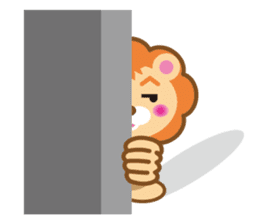 Kawaii lion of conversation stickers 1 sticker #5921546