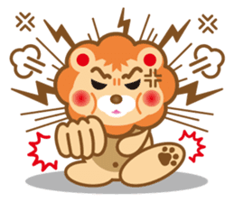Kawaii lion of conversation stickers 1 sticker #5921547
