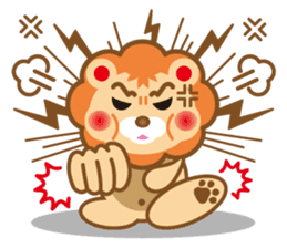 Kawaii lion of conversation stickers 1 sticker #5921547