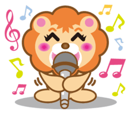 Kawaii lion of conversation stickers 1 sticker #5921551