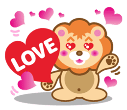 Kawaii lion of conversation stickers 1 sticker #5921553