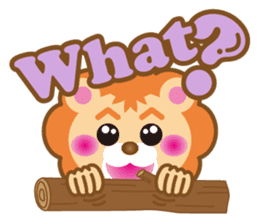 Kawaii lion of conversation stickers 1 sticker #5921555