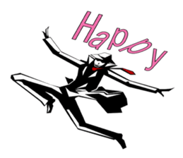 Trench coat man sticker #5921586