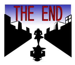 Trench coat man sticker #5921599