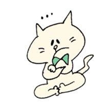 Mr. bow tie cat sticker #5921801