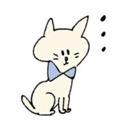 Mr. bow tie cat sticker #5921804