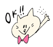 Mr. bow tie cat sticker #5921813