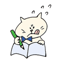 Mr. bow tie cat sticker #5921822