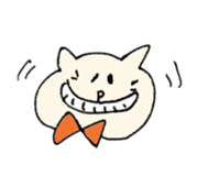 Mr. bow tie cat sticker #5921829