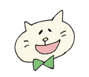Mr. bow tie cat sticker #5921838