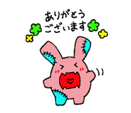 Rabbit monster 2 sticker #5922045