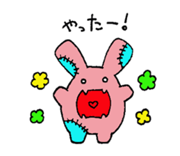 Rabbit monster 2 sticker #5922048