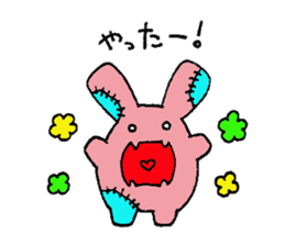 Rabbit monster 2 sticker #5922048