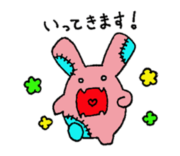Rabbit monster 2 sticker #5922052