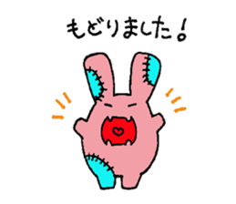 Rabbit monster 2 sticker #5922055
