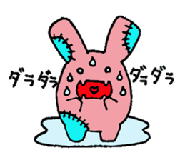 Rabbit monster 2 sticker #5922060