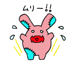 Rabbit monster 2 sticker #5922065