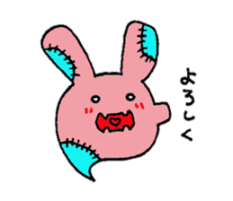 Rabbit monster 2 sticker #5922067