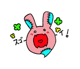 Rabbit monster 2 sticker #5922070