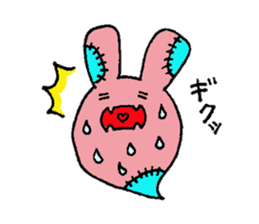 Rabbit monster 2 sticker #5922072