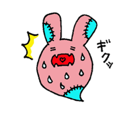 Rabbit monster 2 sticker #5922072