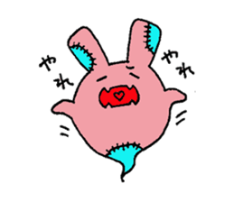 Rabbit monster 2 sticker #5922074