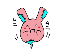 Rabbit monster 2 sticker #5922077