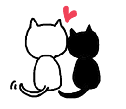 Back of the cat. sticker #5922287