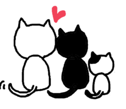 Back of the cat. sticker #5922288