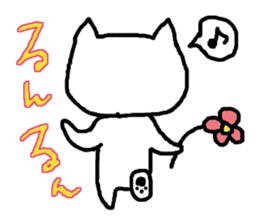 Back of the cat. sticker #5922297