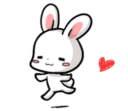 Always together Rabbit & Bear's love2 sticker #5922340