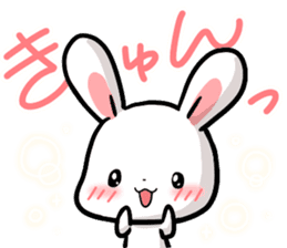 Always together Rabbit & Bear's love2 sticker #5922345