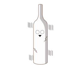 wine and wine's friends (ENGLISH ver.) sticker #5922377
