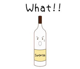 wine and wine's friends (ENGLISH ver.) sticker #5922388