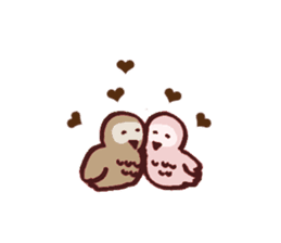 Chocolate Owl sticker #5923380