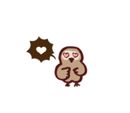 Chocolate Owl sticker #5923381