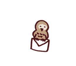 Chocolate Owl sticker #5923392