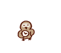Chocolate Owl sticker #5923395
