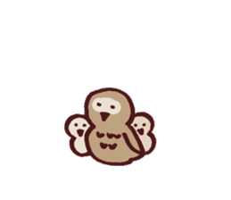 Chocolate Owl sticker #5923398