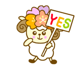 Autumn and winter HITSUTSUJI Sticker sticker #5923458