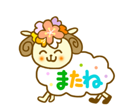 Autumn and winter HITSUTSUJI Sticker sticker #5923465