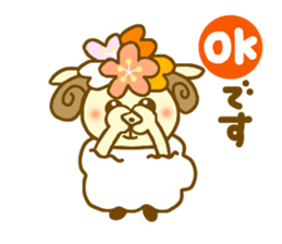 Autumn and winter HITSUTSUJI Sticker sticker #5923469