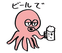 squid or octopus sticker #5924213