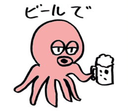 squid or octopus sticker #5924213