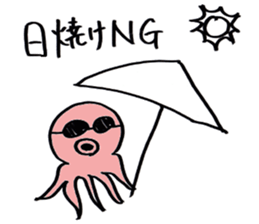 squid or octopus sticker #5924223