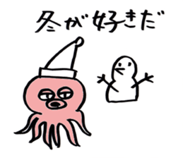 squid or octopus sticker #5924231