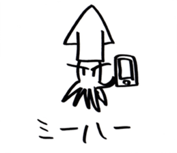 squid or octopus sticker #5924236