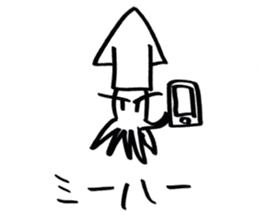 squid or octopus sticker #5924236