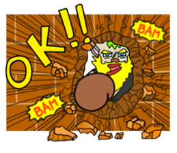 legendary karate fighter, Goat hermit2 sticker #5924441