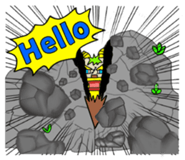 legendary karate fighter, Goat hermit2 sticker #5924453